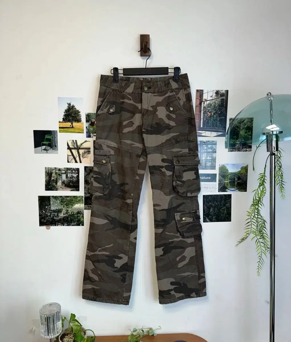 Vintage camo pants 카모바지